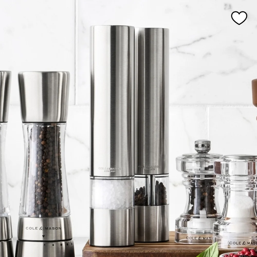 Cole & Mason Electric Salt & Pepper Mills, 8